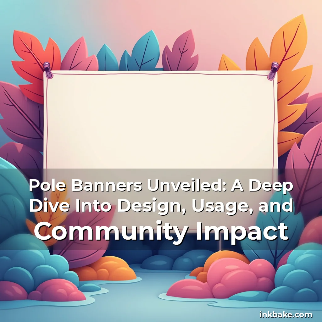 Read more about the article Pole Banners Unveiled: A Deep Dive Into Design, Usage, and Community Impact