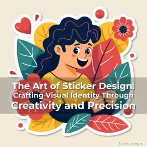 Artistic representation for The Art of Sticker Design: Crafting Visual Identity Through Creativity and Precision